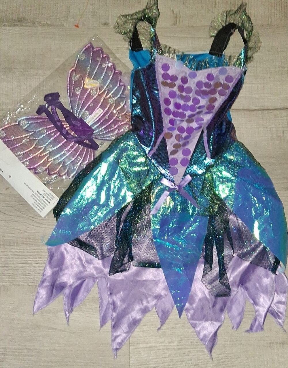 Fairy costume with wings sz 4 to 7